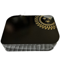 Opbergdoos Blik Golden Sun Black