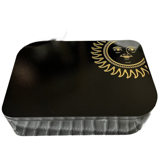 Opbergdoos Blik Golden Sun Black 1