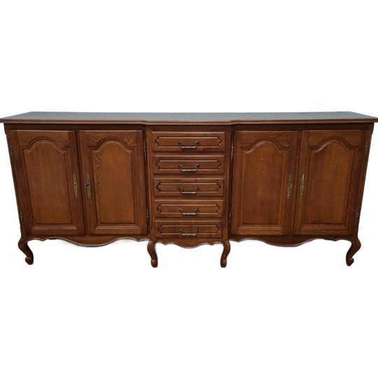 Vintage Louis Xv Dressoir, Wandkast, Buffetkast 410 1