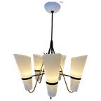 Vintage 1950’s Hanglamp – Opaline thumbnail 1