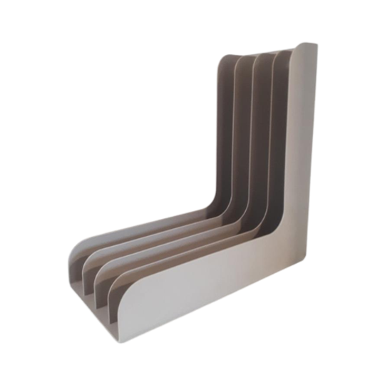 Vintage Lp Rek Grijs Wandrek Voor Vinyl 1