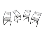 4 X Postmodern Chairs 1980s thumbnail 1