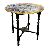 Restyled Bijzettafel Met Jungle Print