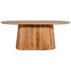 By fonQ Grand Eettafel Lichtbruin Mangohout thumbnail 1
