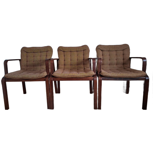 Set Van 3 Prachtige Zweedse Kinnarps Stoelen 1