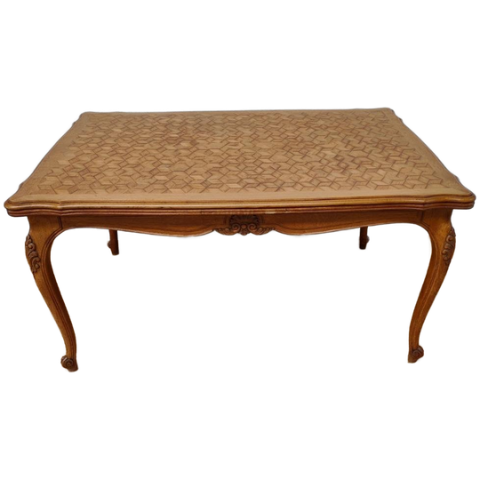 Vintage Houten Tafel Eettafel Eetkamertafel Uitschuifbaar 01 1