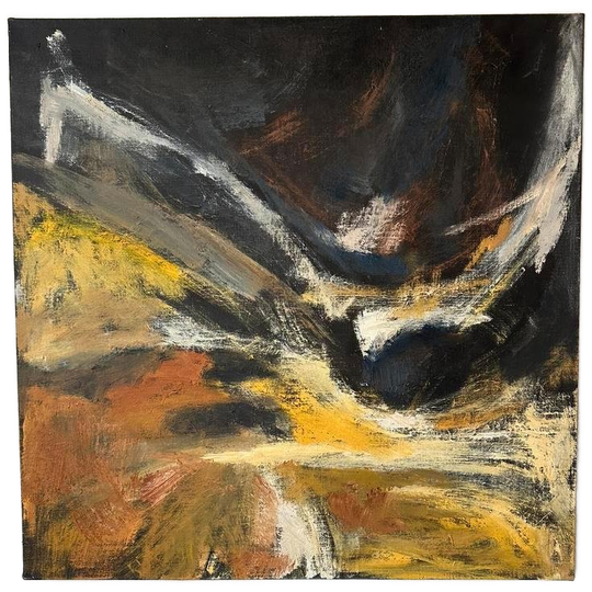 Vintage Abstract Schilderij “99 1