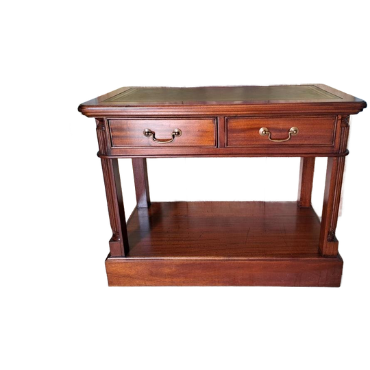 Klassieke Engels Kantoor Sidetable, Wandtafel Wandconsole 1