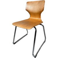 Vintage Pagholz Plywood Stoel – Adam Stegner, 1970’s