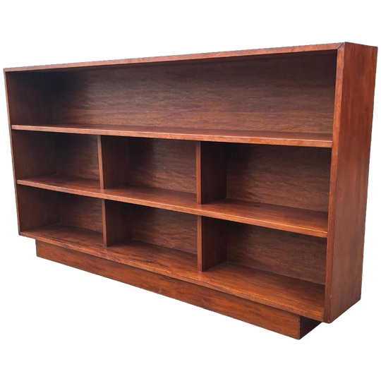 Art Deco Boekenkast Wandkast Jaren 50 Eiken Design 1