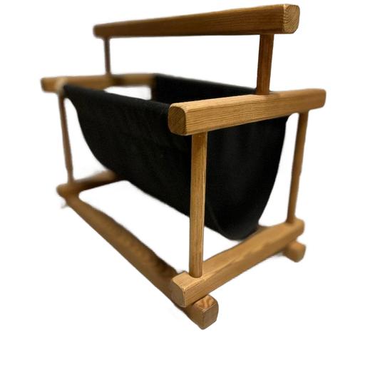 Jaren 70 Grenen En Jute Krantenbak Scandinavisch Design 1