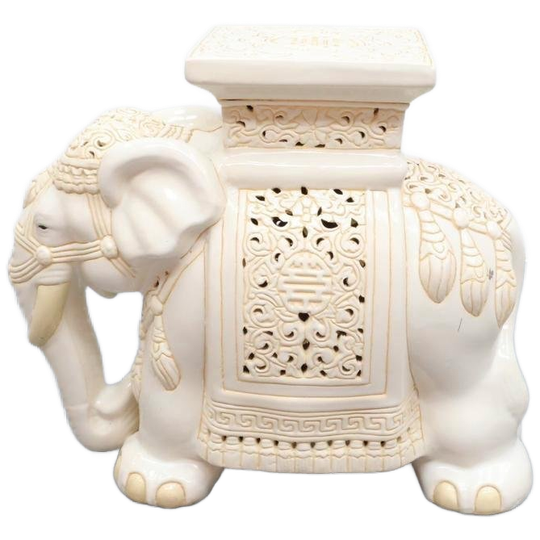 Vintage Olifant | Keramiek | Plantentafel 1