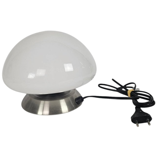 Linhai Junis - Mushroom 'Touch' Tafellamp - Glas - Staal - 90S 1
