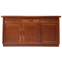 Vintage Houten dyrlund Kast / Dressoir