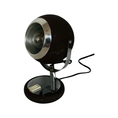 Space Age Spot Lamp Eye Ball Bedlampje / Tafellamp, Jaren 70