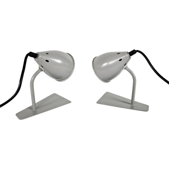 Hala Zeist - H. Th. Busquet - Tafellampen (2) Set - Bauhaus - 1960's 1