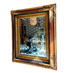 Antieke Facetgeslepen Spiegel thumbnail 1