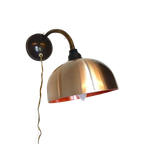 Retro Vintage Wandlamp Lamp Metaal Jaren 60 thumbnail 1