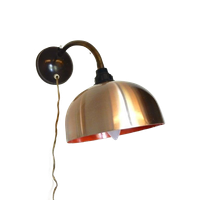 Retro Vintage Wandlamp Lamp Metaal Jaren 60
