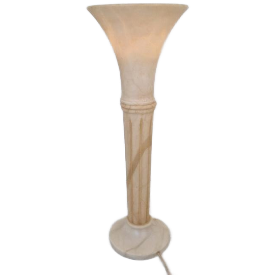 Italiaanse Albast Tafel Lamp Klassiek. 1