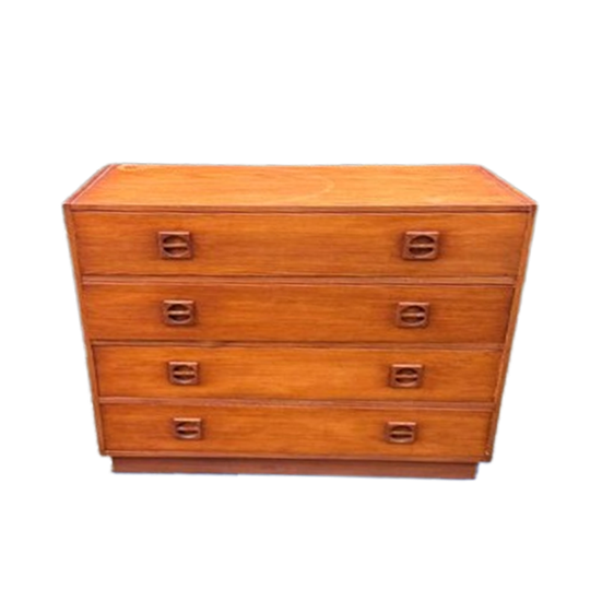 Vintage Deens Design Ladekast 1970s 1