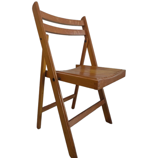 Leuke Vintage Set Houten Klapstoelen 1