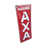 Emaille Bord Margarine Axa Uit De 30'R Jaren.