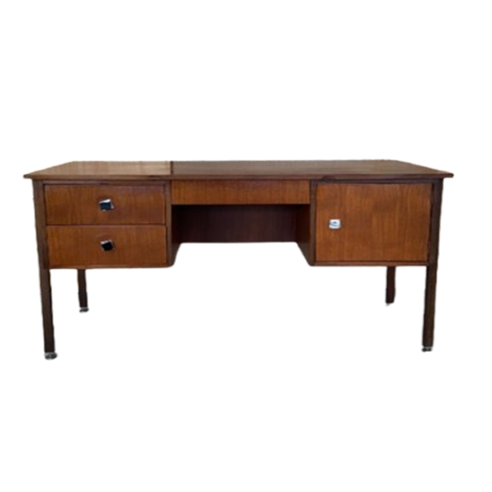 Vintage Vrijstaand Directie Bureau, Reliving 1