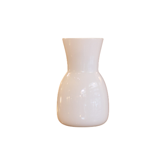 Vase Venini Blanc Signé 1