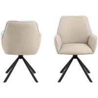 Aske Eetkamerstoel - Set Van 2 - Beige