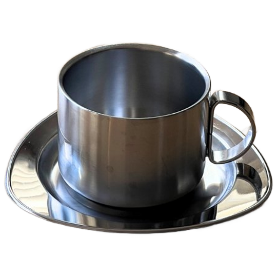 Vintage Stainless Steel Coffee Cup 1