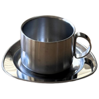 Vintage Stainless Steel Coffee Cup thumbnail 1