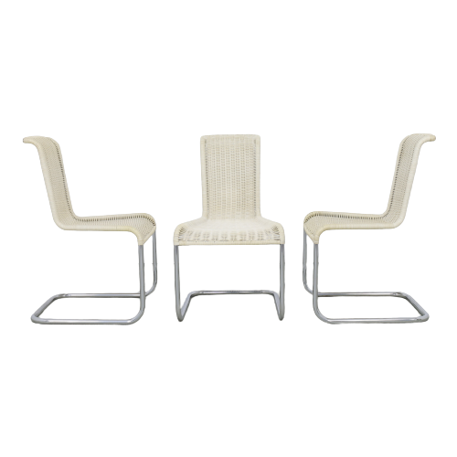 3 X Dining Chair “B20” By Axel Bruchhäuser For Tecta, 1980S