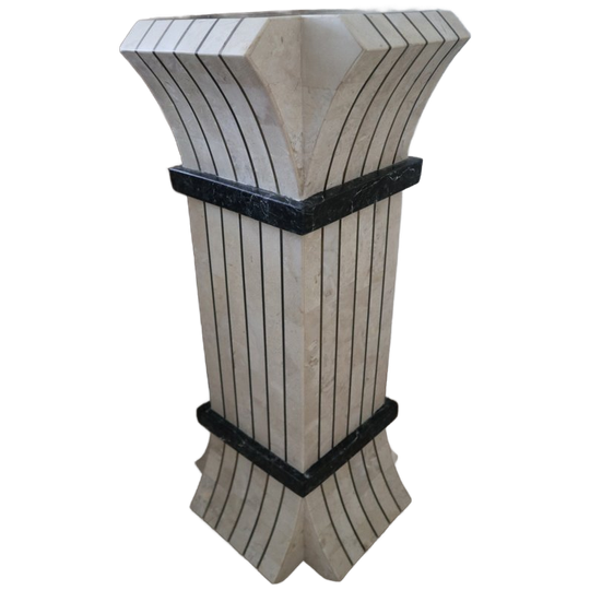 Maitland Smith Tesselated Piëdestal – Usa, Jaren '80 1