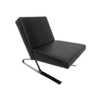 Vintage Lederen Design Fauteuil thumbnail 1
