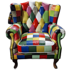 Chesterfield Lord Fauteuil – Kameleon, Leer thumbnail 1