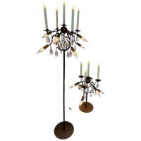 2X Linea Verdace - Vloerlamp Tafellamp / Kroonluchter Kandelaar