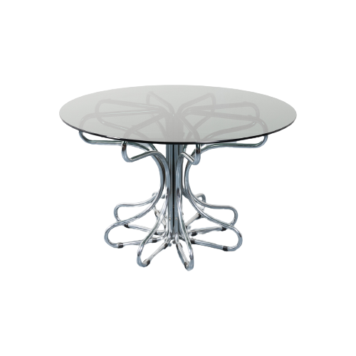 Sculptural Italian Design Table / Eettafel / Ronde Tafel From 1970’S
