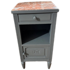 Grijs Nachtkastje Marmer Blad thumbnail 1