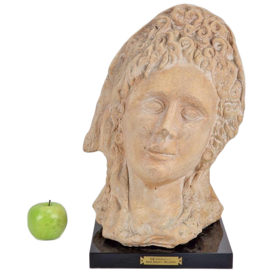 Buste Klassiek Vrouwen Hoofd Arte Italico Ellenica Italie 1
