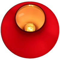 Vintage Tafellamp Stepan Tabera Oranje-Rood