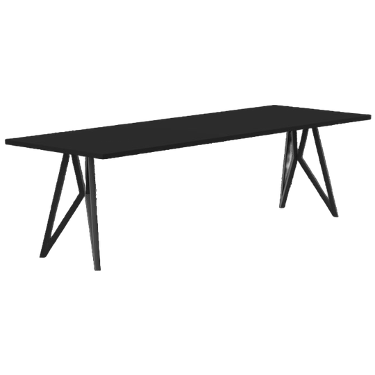 Studio Henk Eettafel Butterfly Hpl Fenix Nero Ingo 0720, Rechthoekig 1