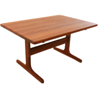Deens Design Vintage Rechthoekige Massief Teak Eettafel