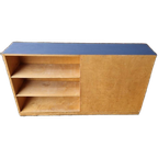 Vintage Schoolkast Room Divider Boekenkast thumbnail 1
