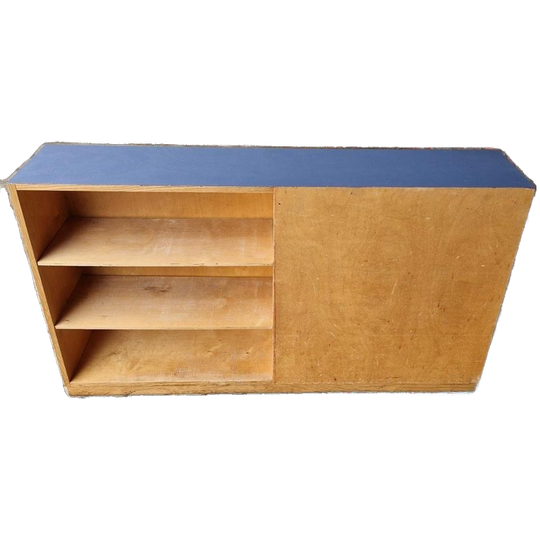 Vintage Schoolkast Room Divider Boekenkast 1