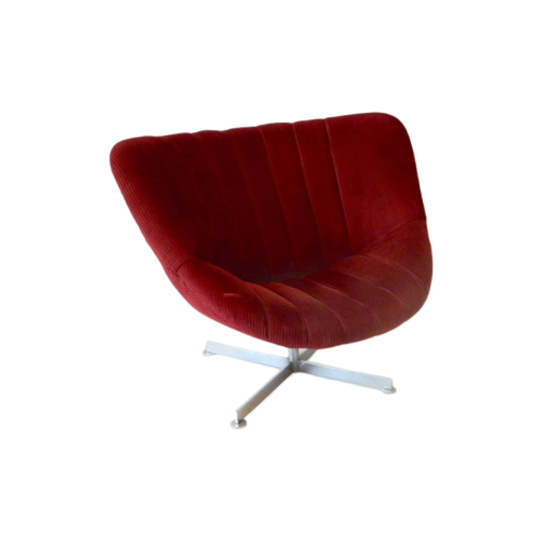 Vintage Rudolf Wolf Fauteuil Rohé Noordwolde 1960 Lip 1