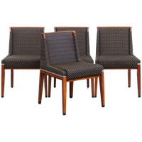Prachtige Set Van 4 Niet Veel Voorkomende Art Deco Design Eetkamerstoelen Van Schuitema
