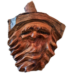 Vintage Bosgeest, Woodspirit, Houtsculptuur, Houtsnijwerk thumbnail 1
