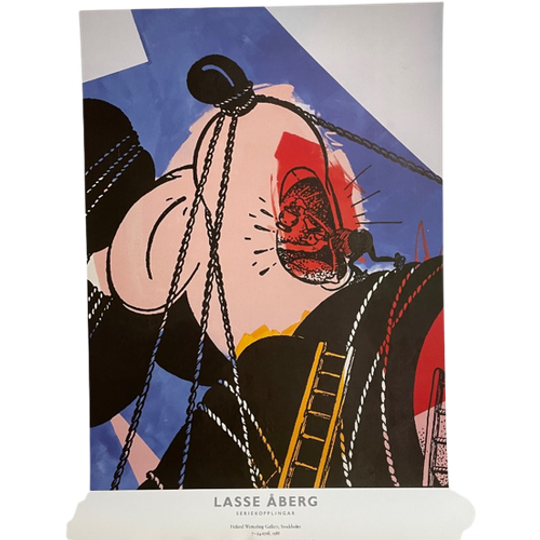 Lasse Åberg – "seriekopplingar", 1988. 1
