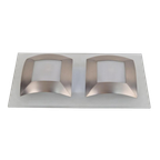 Vintage Wandlamp Vibia Design Postmodern ´80 Glas Metaal thumbnail 1